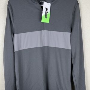 Prince Charcoal and Light Gray Long Sleeve Top